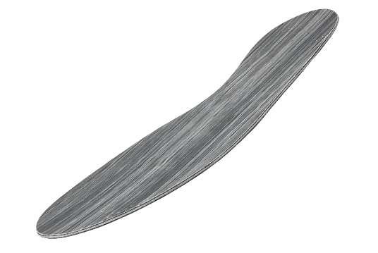 This image shows a Cascade DAFO product Carbon Fiber Footplate